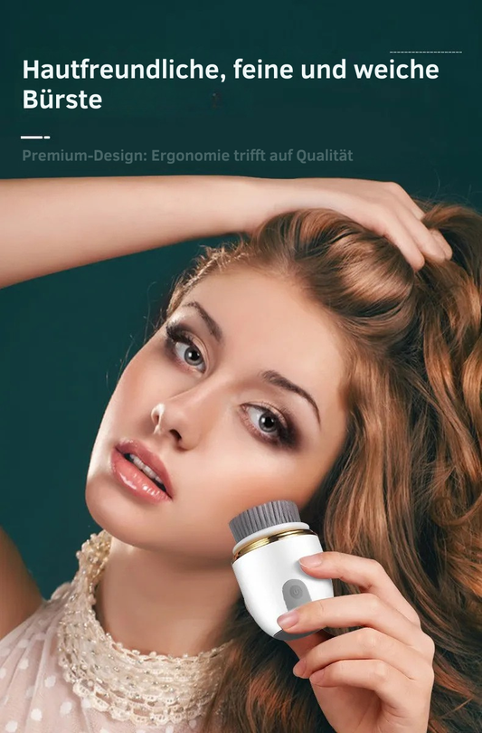 Elektrische Gesichtsreinigungsbürste Rotierend – Wiederaufladbar, Wasserdicht, 2 Stufen, Sanfte Reinigung Electric facial cleanser