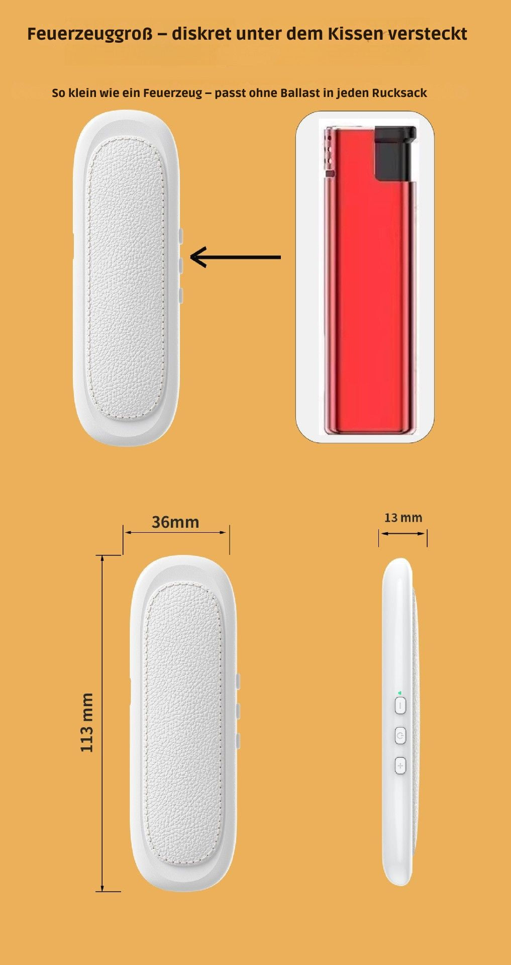 Bluetooth Kissen Lautsprecher mit Knochenleitungstechnologie