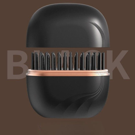 Mini Elektro Haarglätter Kamm Kabellos & Tragbar für Unterwegs